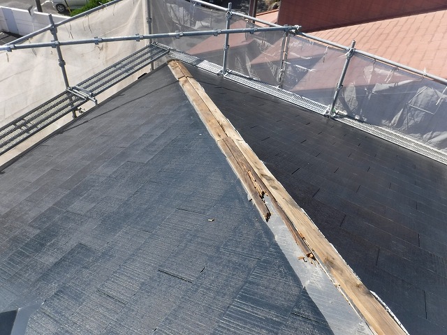 交換が推奨される貫板